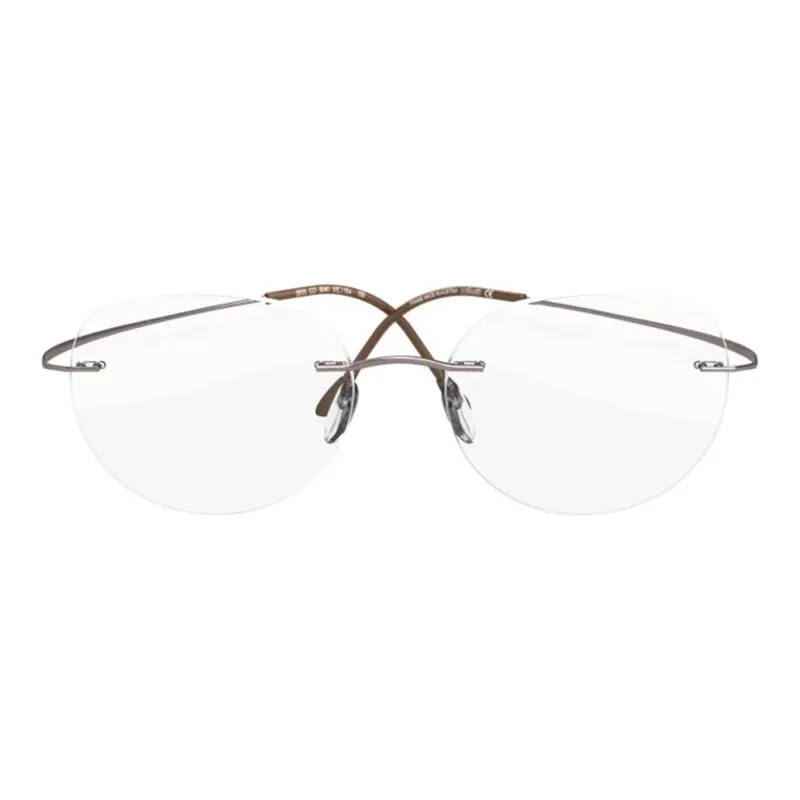 SILHOUETTE Titanium Round Optical Myopia Glass Frame Unisex-10