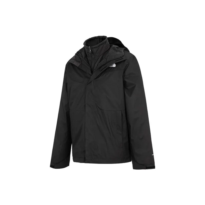 THE NORTH FACE City Outdoor Collection Outdoor Hiking Waterproof And Windproof Windbreaker Jacket Men's Black-1