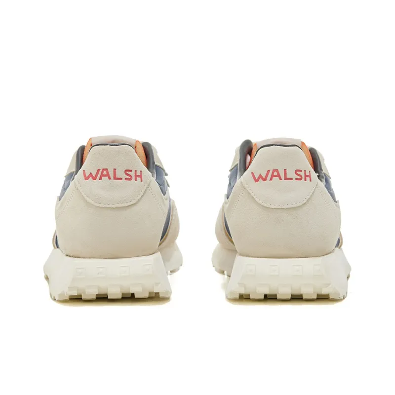 Norman Walsh EMERALD Cushioning, Slip Resistant, And Abrasion Resistant Low Top Running Shoes Unisex Beige Blue-4