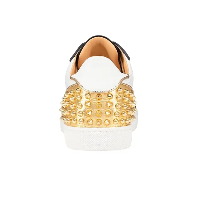 CL LUBOTING Low Top Skateboard Shoes Men's White-3