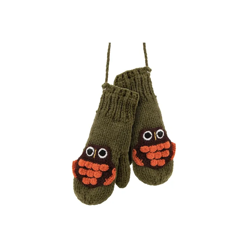 BAIJUAN Acrylic Knit Gloves Unisex-5