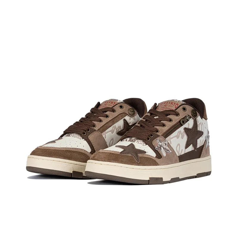 KAALIXTO Skateboarding Retro Low 'Vintage Brown'-2