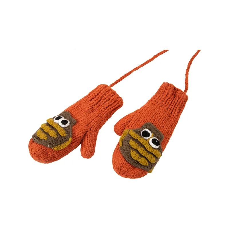 BAIJUAN Acrylic Knit Gloves Unisex-2