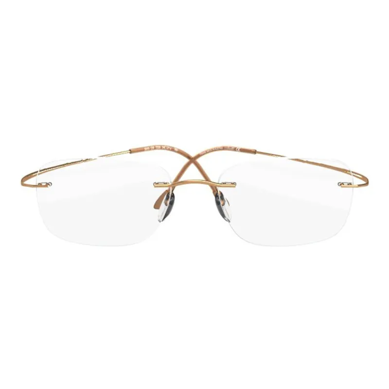 SILHOUETTE Titanium Round Optical Myopia Glass Frame Unisex-4