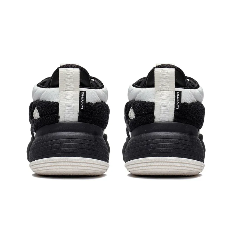 LiNing CF Tracing Collection, Ultra Distance V2 Low Top Sports Casual Shoes Unisex White Black-3