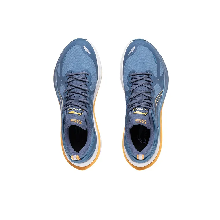 LiNing WuShi 5S 2.0 Cushioning, Slip Resistant, Abrasion Resistant, Rebound Low Top Running Shoes Radish Dyed Blue-2
