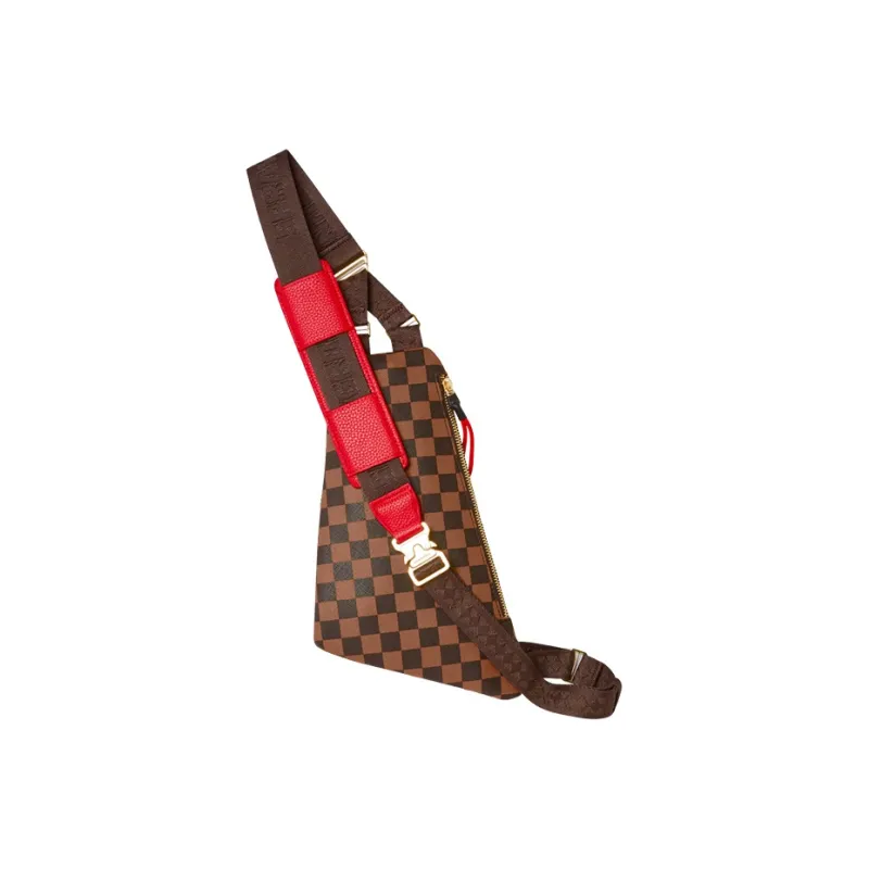 SPRAYGROUND PVC Sling Bag Medium Size Unisex Brown-2