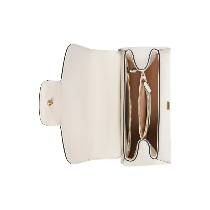 GUCCI Horsebit 1955 Leather Shoulder Bag Crossbody Bag Handbag Medium Size Women's White-6