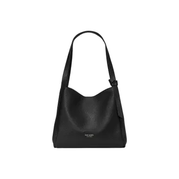 Kate Spade Knott Cow Leather Handbag Shoulder Bag Women's Black