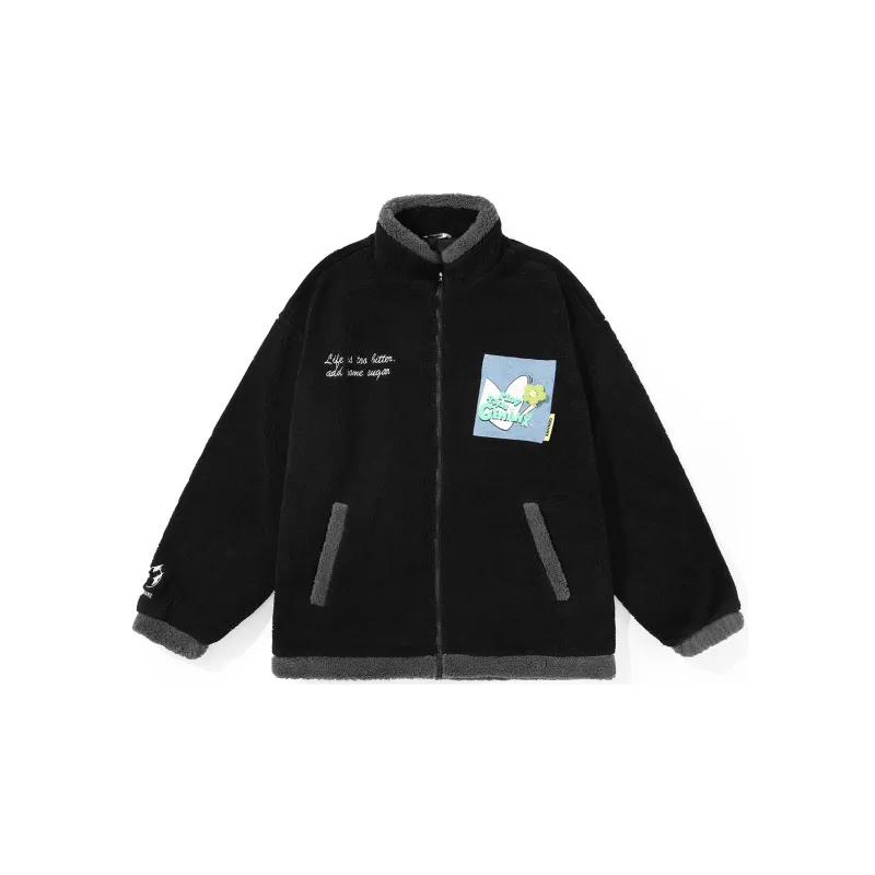 GENANX Loose Fit Thickened Jacket Unisex-4