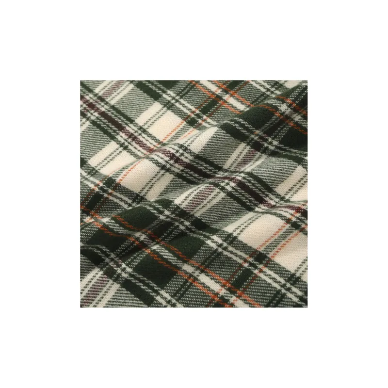 XXOFF Knit Scarves Women's Green Plaid-4