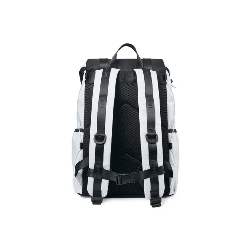 Pepsi Nylon Fabric Backpack Regular Unisex Black-20