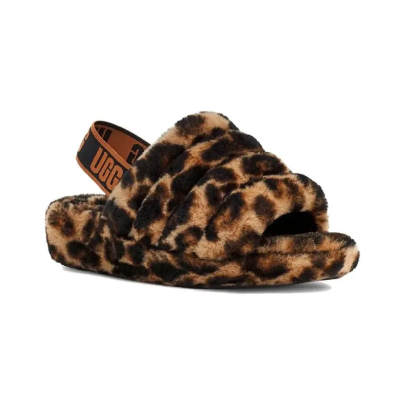UGG Women's Fluff Yeah Slide 'Panther Print - Butterscotch'-2