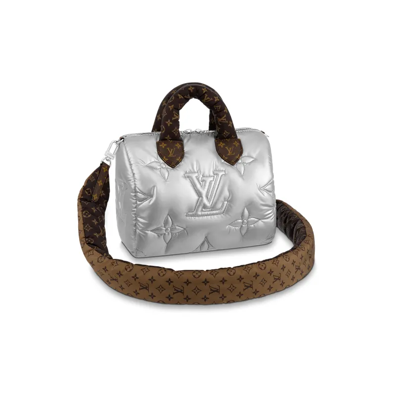 LOUIS VUITTON Speedy Bandoulière 25 Silver-0