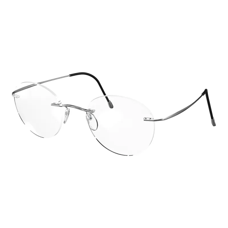 SILHOUETTE Titanium Round Optical Myopia Glass Frame Unisex-0