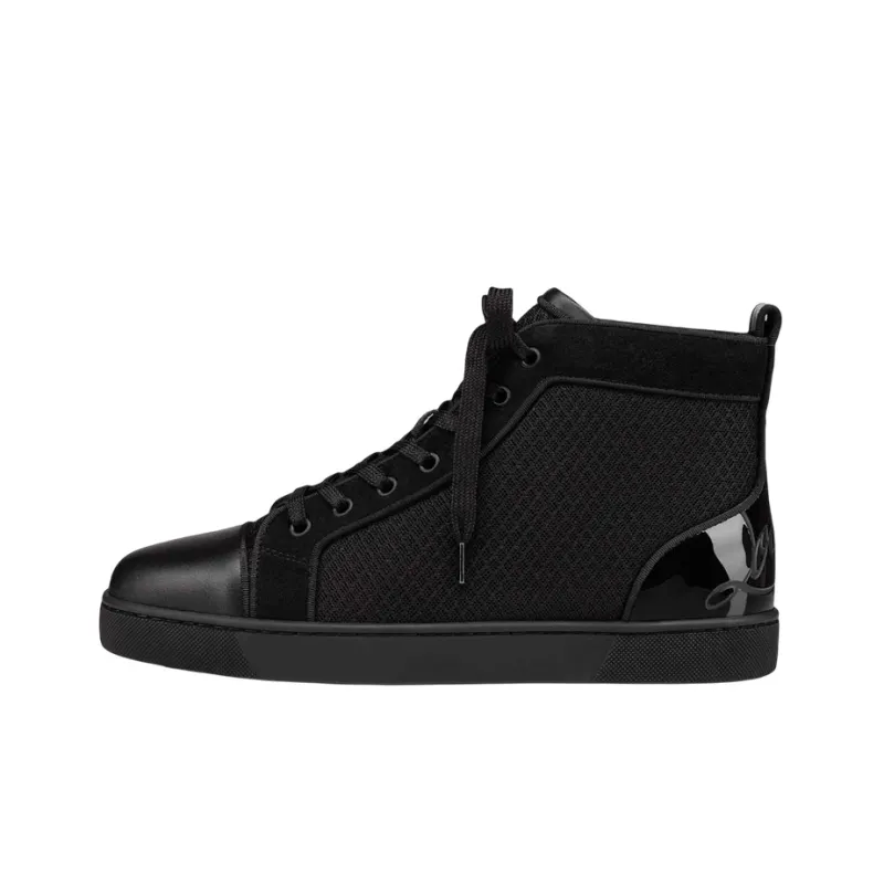 CL LUBOTING Fun Louis Junior Skateboard Shoes Men's Black-0