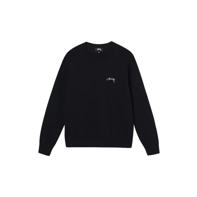 Stussy Care Label Sweater Black S - POIZON