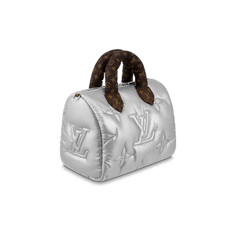 LOUIS VUITTON Speedy Bandoulière 25 Silver-1