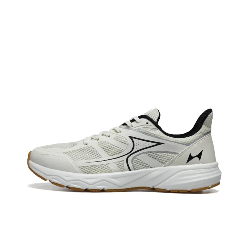 HEALTH 705V1 Lightweight And Breathable Low Top Running Shoes Unisex Ecru-0