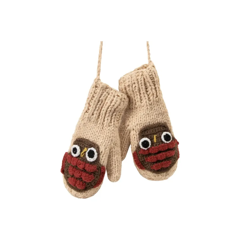 BAIJUAN Acrylic Knit Gloves Unisex-4