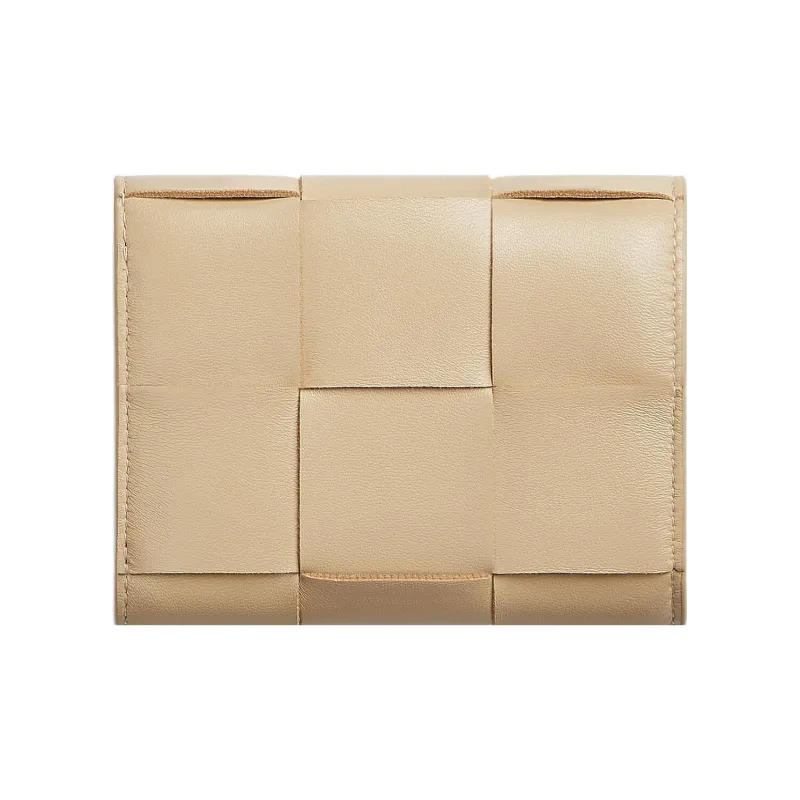 Bottega Veneta Intreccio Tri Fold Zip Wallet-1