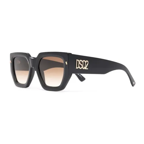 DSQUARED 2 Sunglasses Men Black/Gold