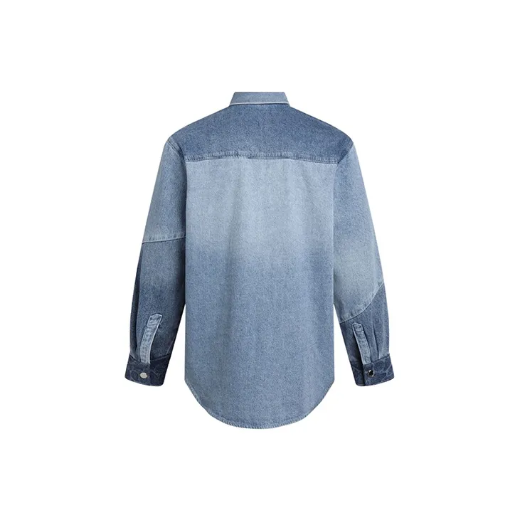 LIUREGALI Denim Jackets Unisex Sky Blue-1