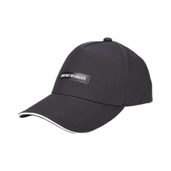EMPORIO ARMANI Logo Patch Curved Peak Baseball Cap