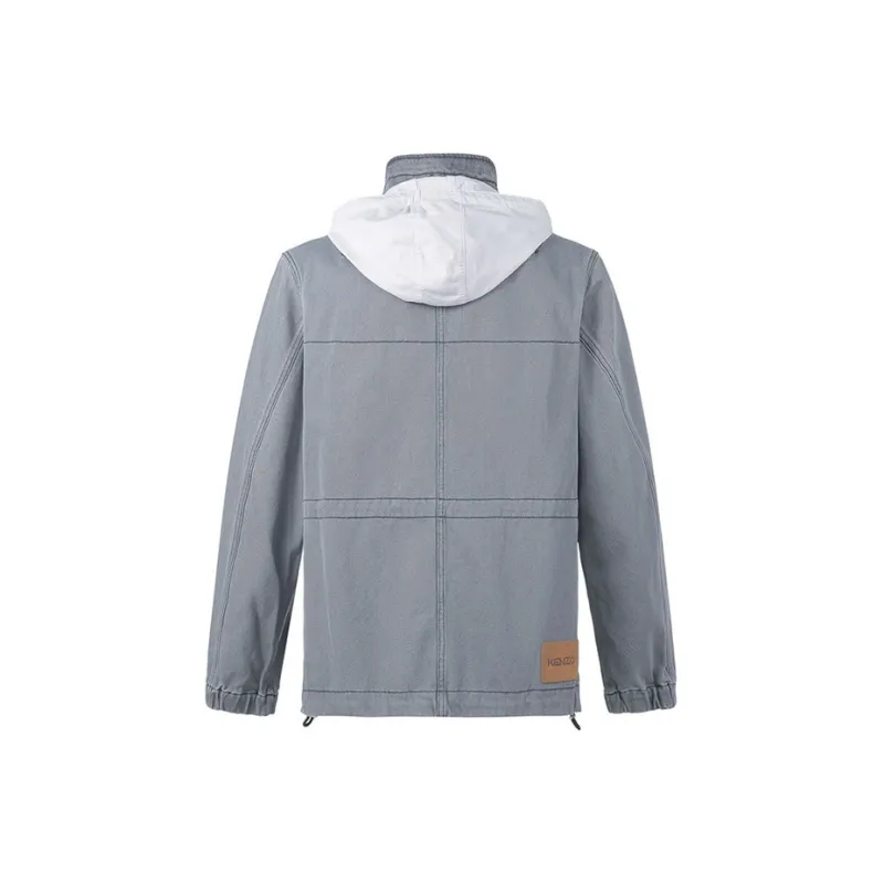 KENZO Pocket Detailed Hooded Jacket-1