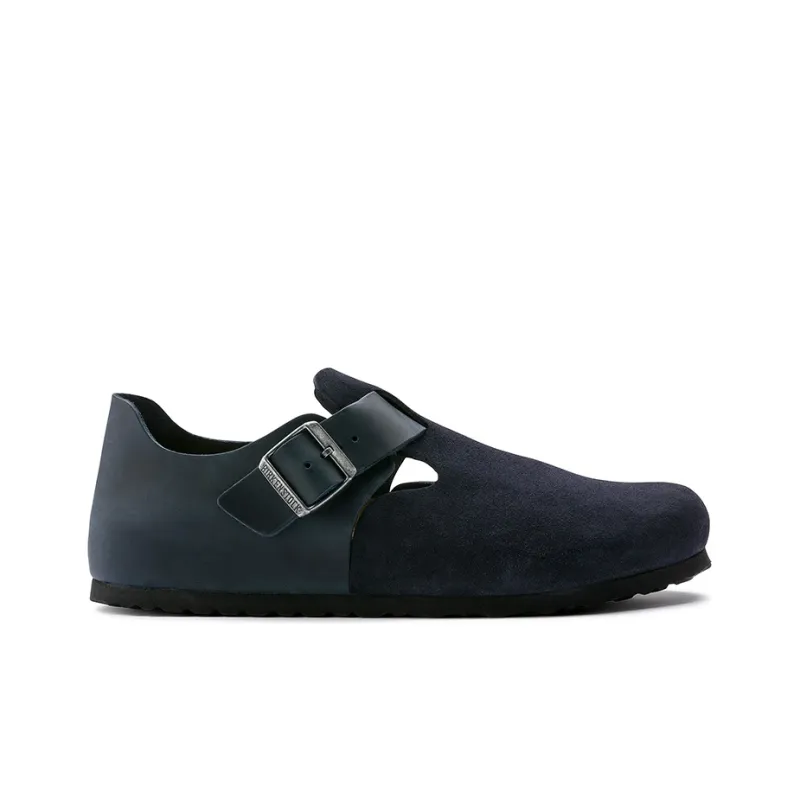 Birkenstock London Casual Single Shoes Women's Blue-1