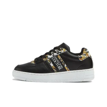 VERSACE JEANS Versace Low Top Stylish Skateboarding Shoes Women's Black