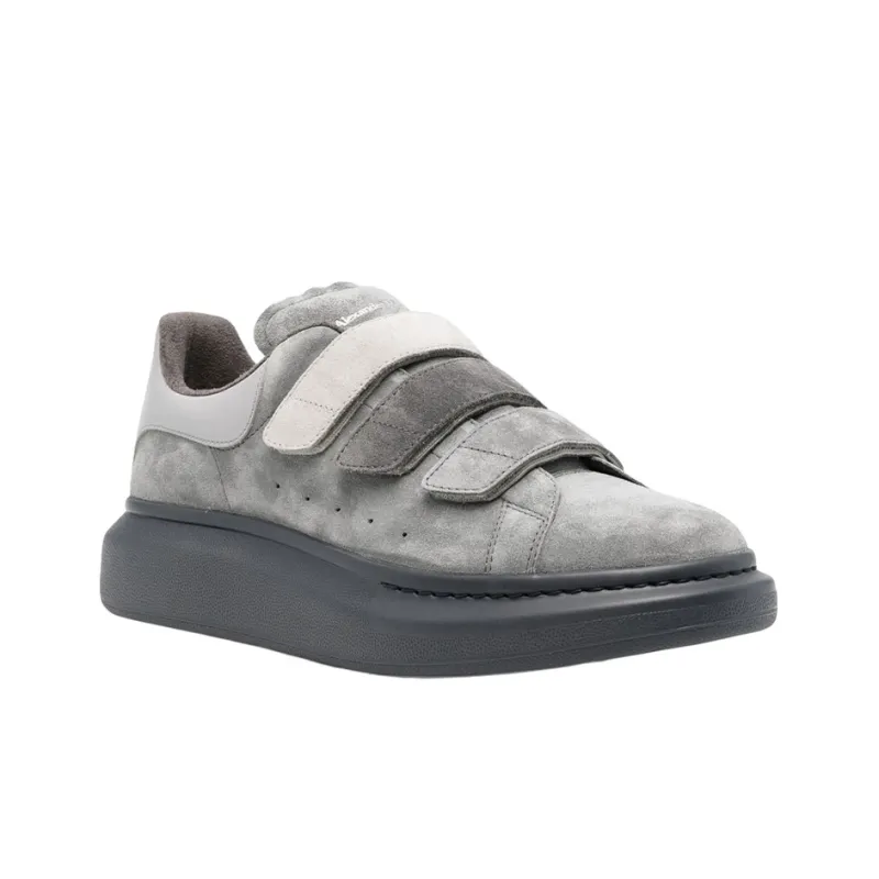 Alexander McQueen Oversized Sneaker Stylish Skateboarding Shoes Men's Gray-1