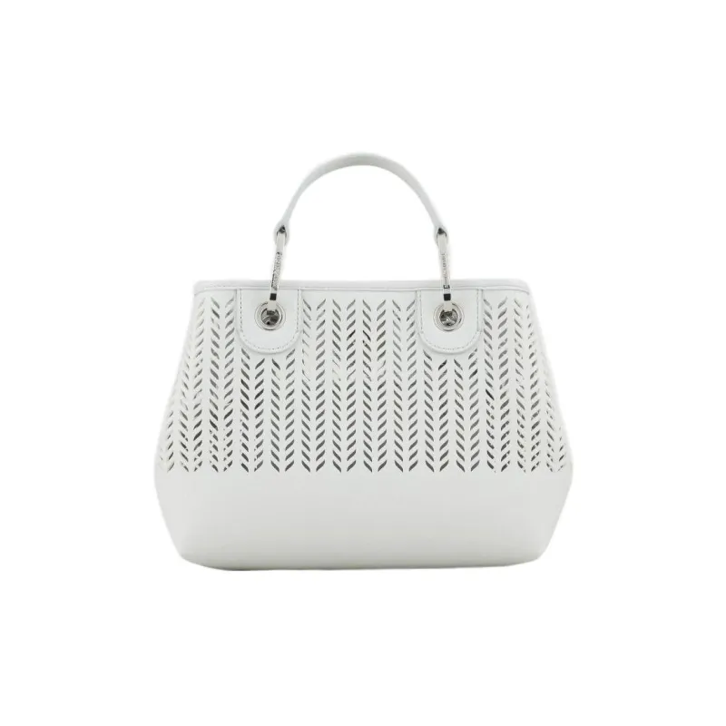 EMPORIO ARMANI Polyurethane Shoulder Bag Crossbody Bag Handbag Women's Light Blue-2