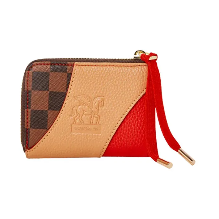 SPRAYGROUND PVC Card Holder, Wallet Unisex Brown-2