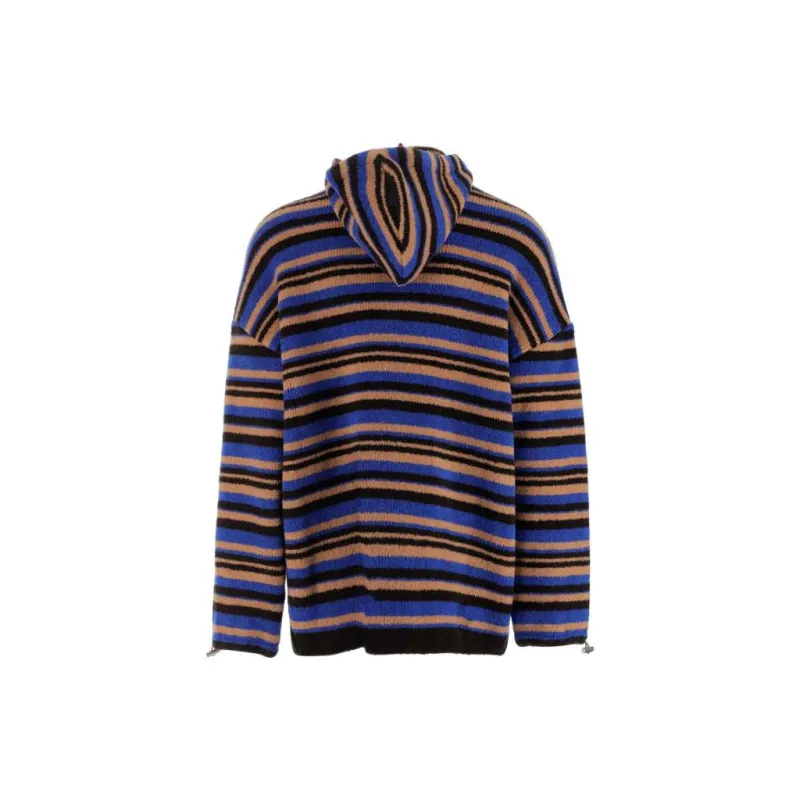 Jacquemus Striped Knitted Hoodie-1