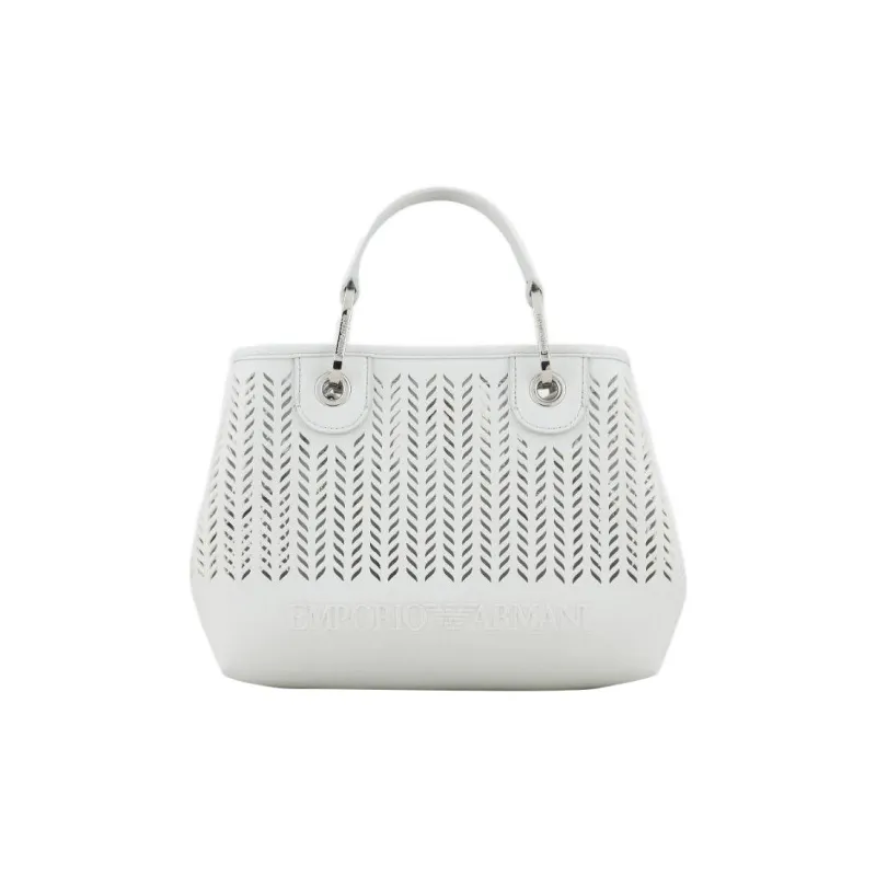 EMPORIO ARMANI Polyurethane Shoulder Bag Crossbody Bag Handbag Women's Light Blue-0