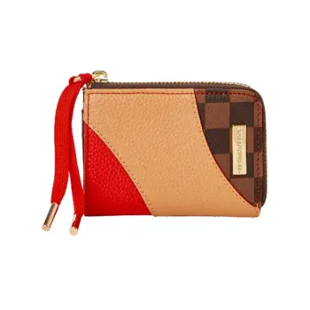 SPRAYGROUND PVC Card Holder, Wallet Unisex Brown