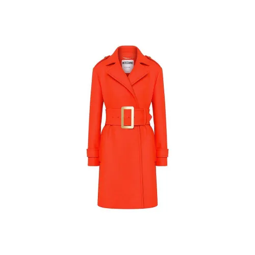 MOSCHINO Coats Women's Orange