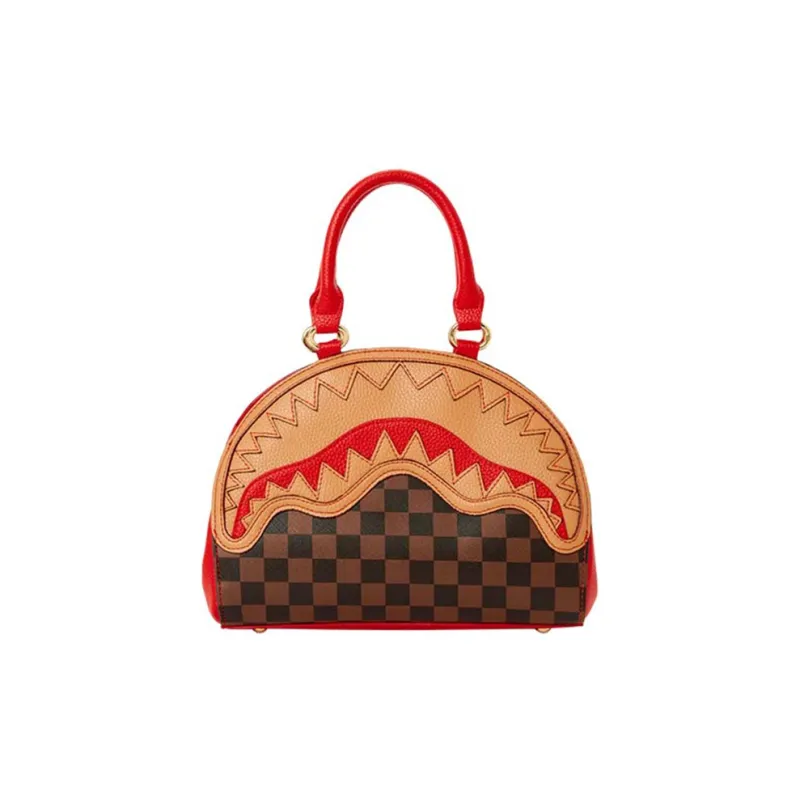 SPRAYGROUND PVC Handbag Handbag Regular Unisex Brown-3