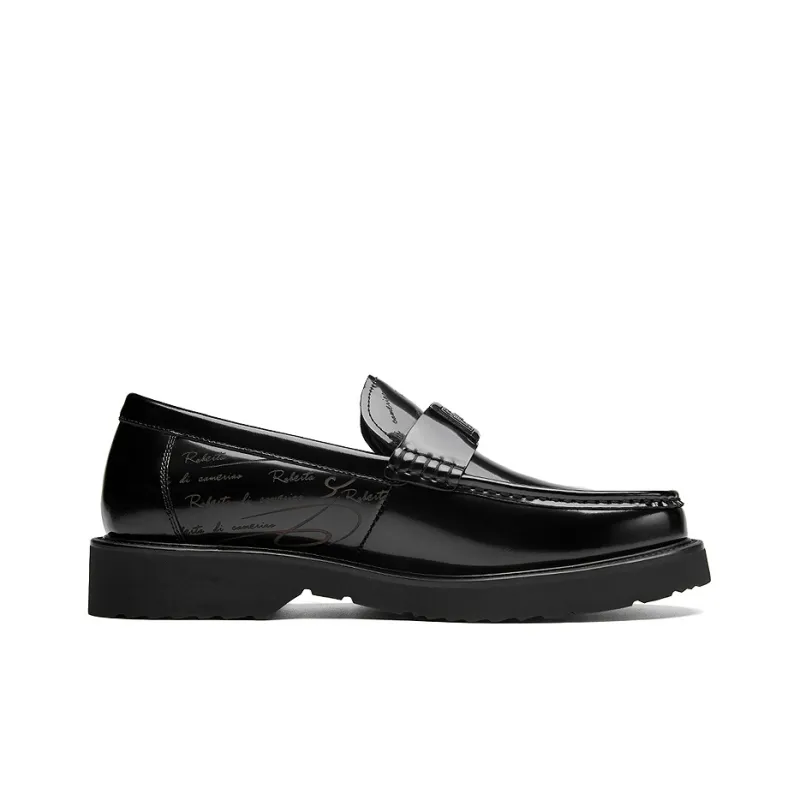 ROBERTA DI CAMERINO Relief Collection Dress Shoes Men's Black-1