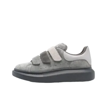 Alexander McQueen Oversized Sneaker Stylish Skateboarding Shoes Men's Gray