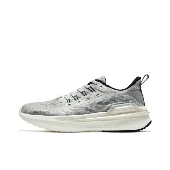 Erke Elite Low Top Running Shoes Men's Gray Silver