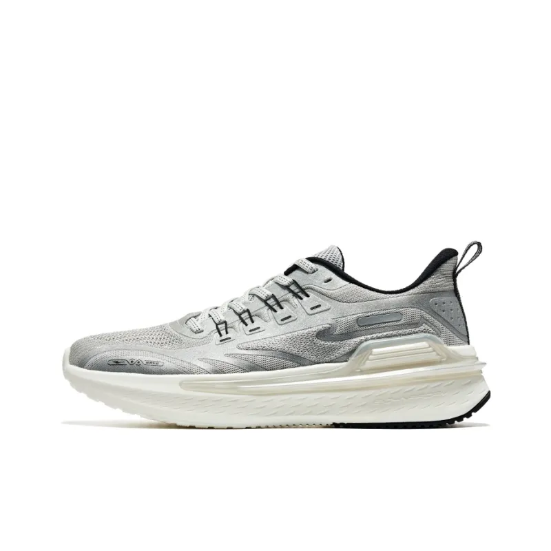 Erke Elite Low Top Running Shoes Men's Gray Silver-0