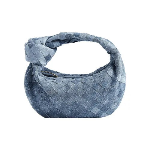 Bottega Veneta JODIE Lambskin Handbag Mini Women's Denim Blue