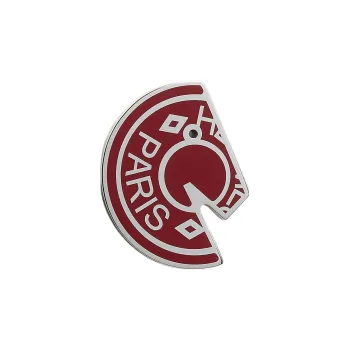 HERMES Brooches Unisex Red