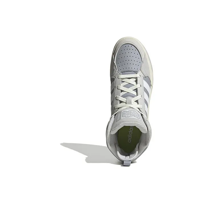 100DB Adidas Neo Mid 'Pure Grey'-3