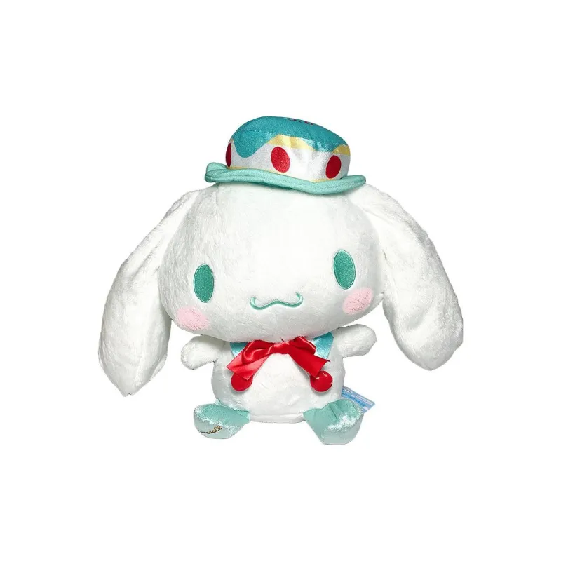 FURYU Cinnamoroll Top Hat Happy Birthday Dolls Plush Doll 30cm High-0