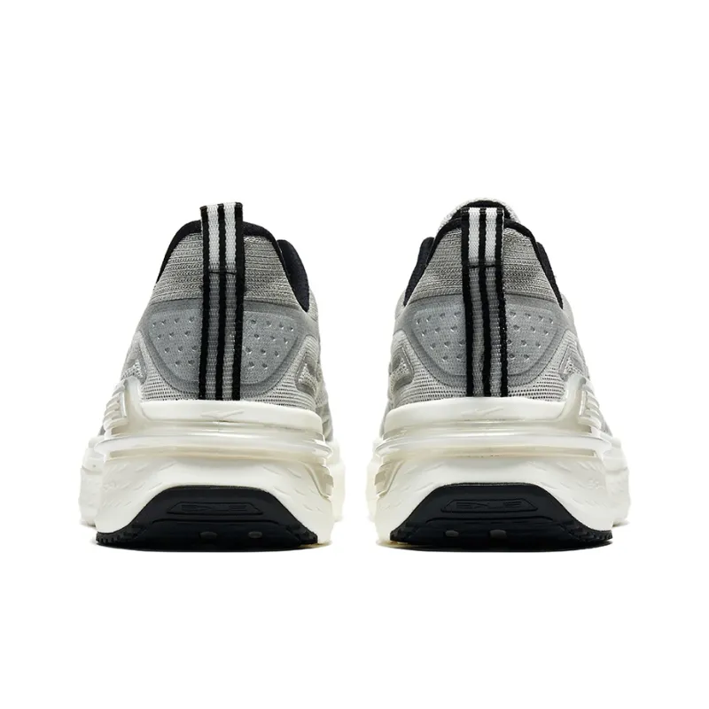Erke Elite Low Top Running Shoes Men's Gray Silver-3