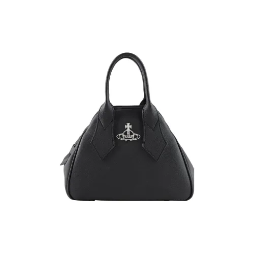 Vivienne Westwood PU Bowling Bag Shoulder Bag Crossbody Bag Handbag Small Size Women's Black