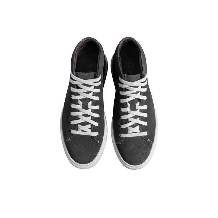 THOM WILLS Skateboard Shoes Men High Top Dark Gray-2